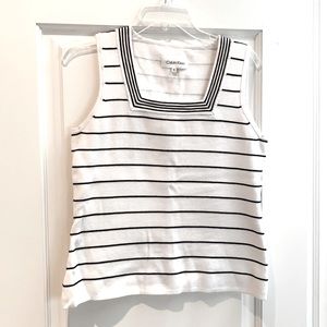 Calvin Klein sweater tank top